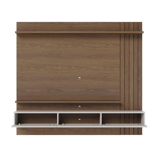 Painel de TV Colibri Juriti 180 Ripado Amêndoa Off White