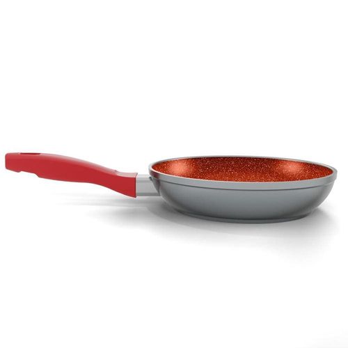 Frigideira Philco PPN20A com Revestimento Antiaderente Redstone 20cm - Cinza e Vermelha