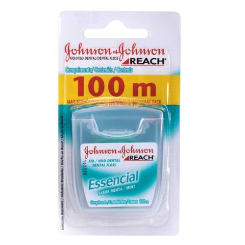 Fio Dental Johnson's Reach Essencial Menta 100m