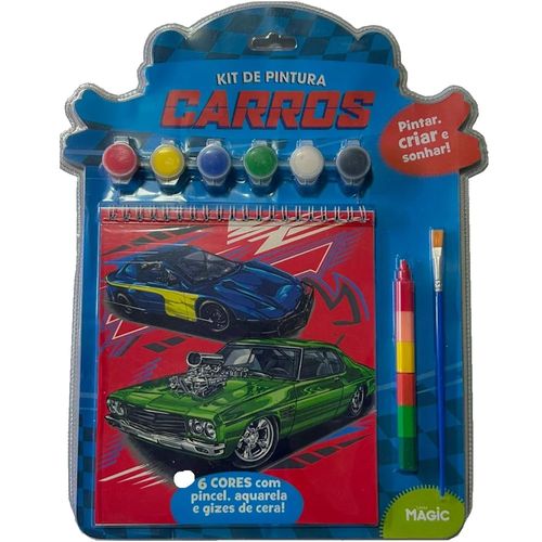 Kit de Pintura Carros Ciranda Mágica