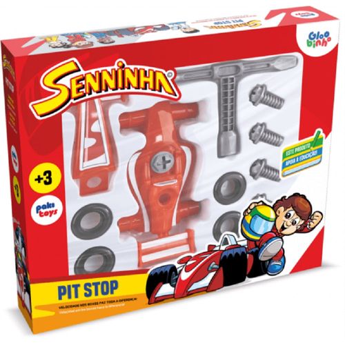 Brinquedo Pit Stop Senninha Pakitoys