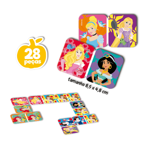 Dominó Novo Papel Princesas 8009