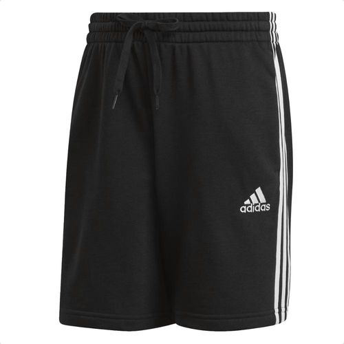 Short Bermuda Adidas Malha Simples 3-Stripes Masculino