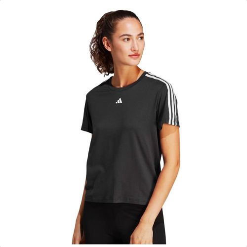 Camiseta Adidas Essentials 3 Listras Feminina