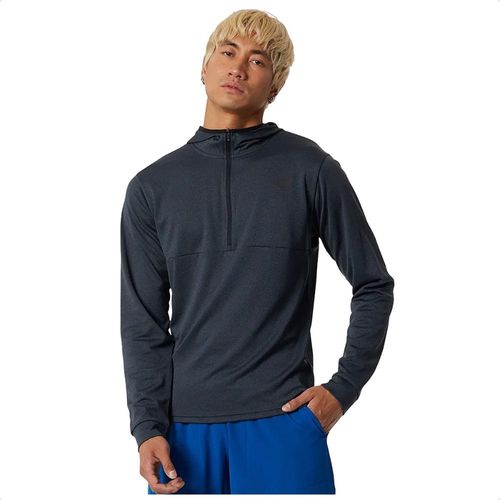 Blusa New Balance Capuz Tenacity 1/2 Zíper Masculino