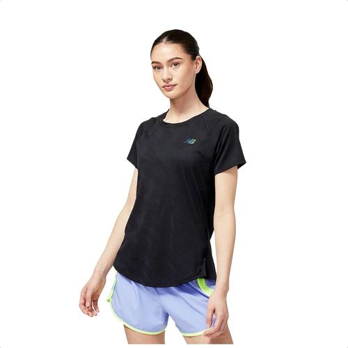 Camiseta New Balance Q Speed Jacquard Feminina