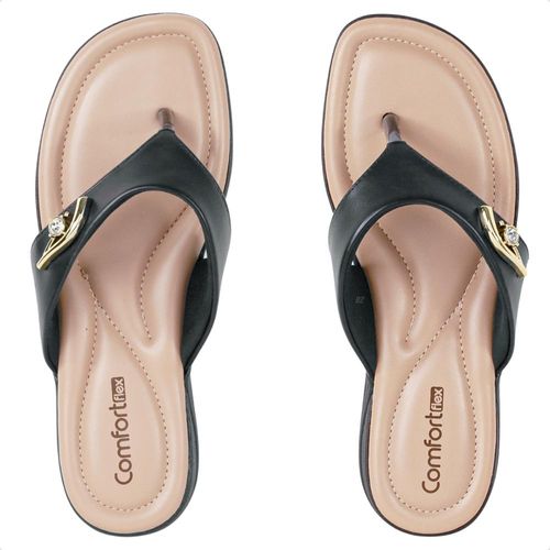 Chinelo Comfortflex Metallic Detail Feminino