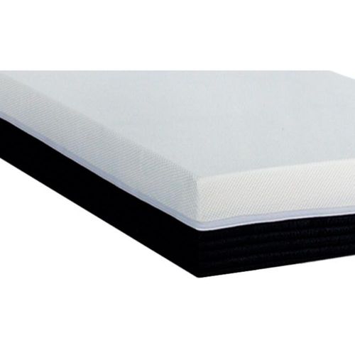 Colchão Solteiro Lukspuma Molas Ensacadas (188x88x25) Branco/Preto