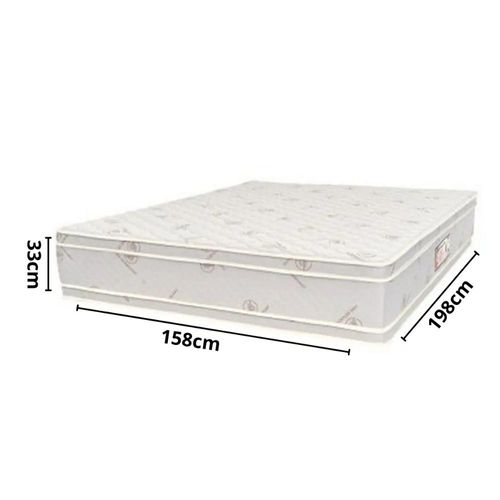 Colchão Queen Castor Hotel Mola Pocket Europillow (158x198x33)