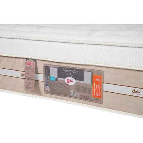 Colchão Casal Castor Silver Star Air Molas Ensacadas (188x138x32)