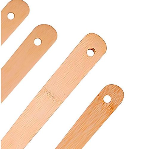 Kit Utensílios De Cozinha Bambu 4 Peças