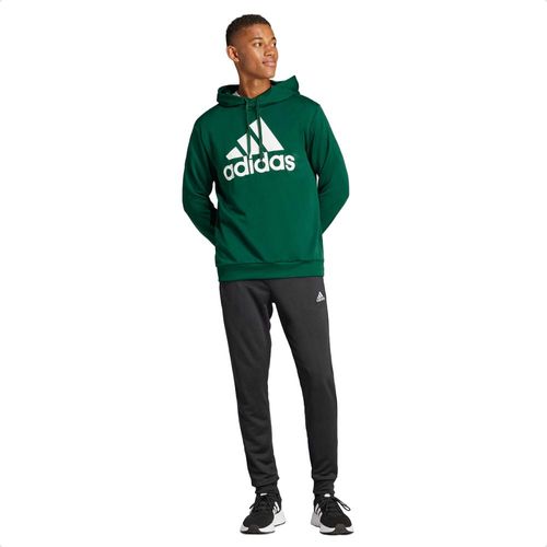 Conjunto Agasalho Moletinho Adidas Big Logo Capuz Masculino