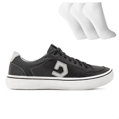Democrata Denim Fender Masculino + 3 Pares de Meias