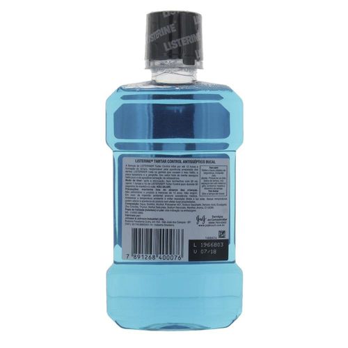 Enxaguante Bucal Antisséptico Listerine Tartar Cont Ment 250