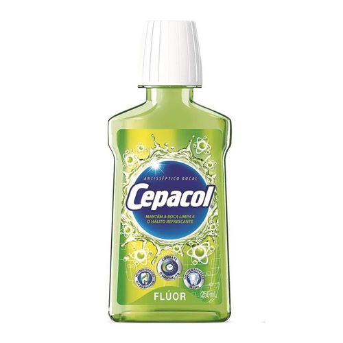 Enxaguante Bucal Antisséptico Cepacol Flúor 250mL