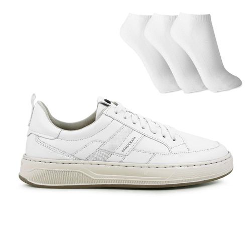 Sapatênis Democrata Denim Bold + 3 Pares de Meias