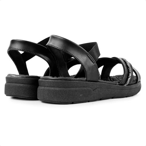 Sandália Comfortflex Elastic Strass Feminina