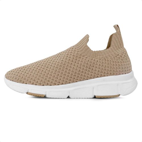 Tênis Comfortflex Knit Elastic Slip On Feminino