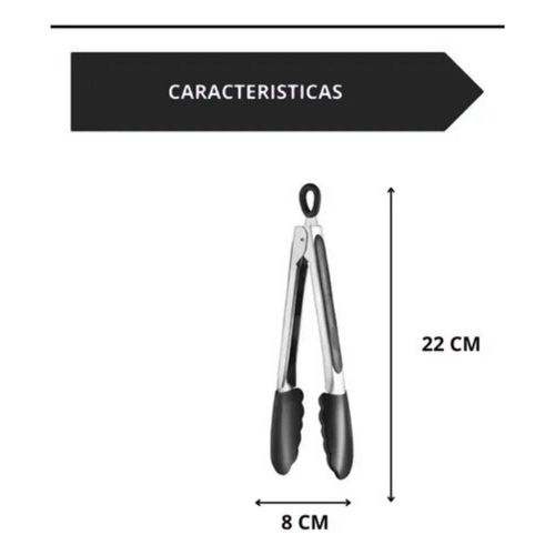 Pegador Pinça Em Nylon Cuisinart 22 Cm CTG-00-9STN