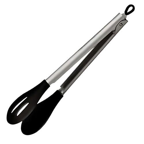 Pegador Pinça Alimentos Silicone Aço Inox Cuisinart Ctg-00-rtng