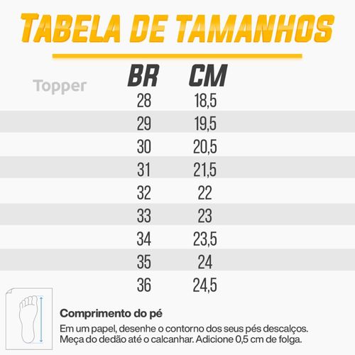 Tênis Topper Dominator 3 Jr + 3 Pares de Meias