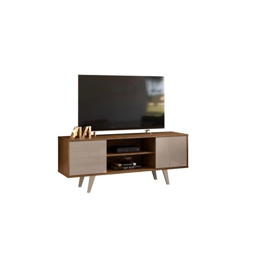 Rack Madetec Lisboa 1,36m Fendi/Naturale Suporta TV de 55 Polegadas