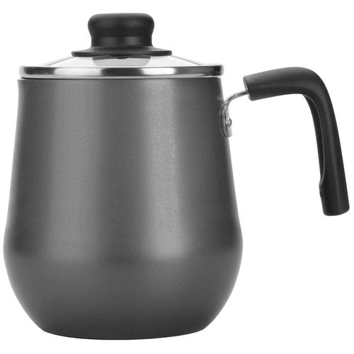 Bule Multiflon Gourmet em Alumínio com Revestimento Antiaderente, Tampa de Vidro e Cabo Baquelite Grafite – 1,5 L