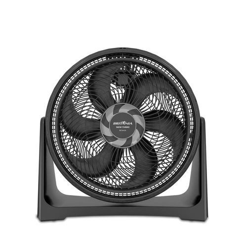 Circulador de Ar Britânia BCA40A com 3 Velocidades e 160W de Potência – Preto 110V