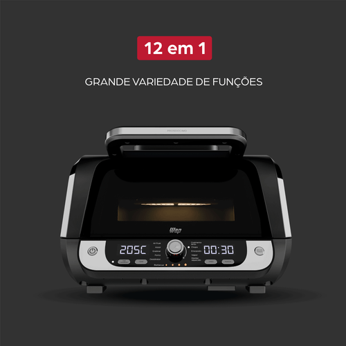 Fritadeira Elétrica WAP Air Fryer Barbecue Digital