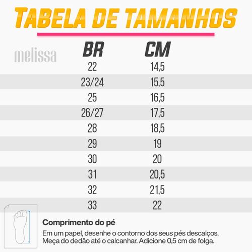Bota Mini Melissa Coturno Infantil