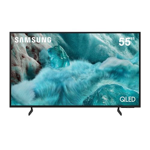 Smart TV 55” Samsung QLED 4K QN55Q7FAAGXZD, Vision AI, Processador com AI, Xbox Cloud Gaming, Controle por Gestos, Art Store, Alexa, Wi-Fi e Bluetooth