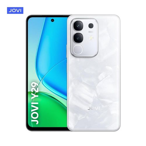 Smartphone JOVI Y29 Marble White 4G 256GB Tela 6.68” 120Hz Android Câmera 50MP Bateria 6500mAh Desbloqueado