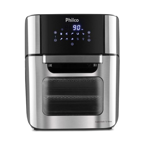 Fritadeira Elétrica Air Fryer e Forno Philco Oven 2 em 1 PFR2200P 12L Preta - 220V