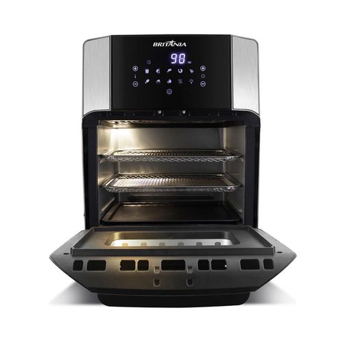 Fritadeira Elétrica Air Fryer Britânia Oven BFR2100 12L Preta - 220V