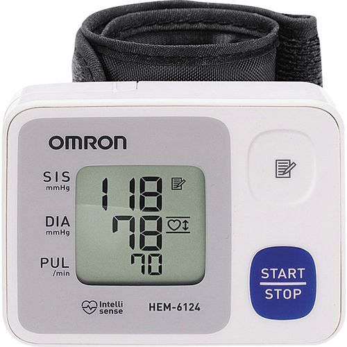 Aparelho de Pressão Digital Omron Automático Pulso HEM-6124