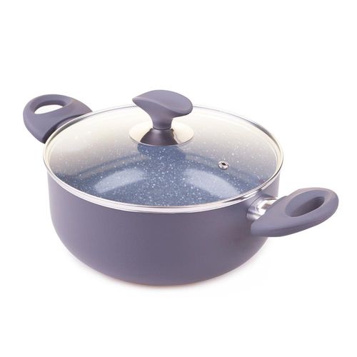 Caçarola Revestimento Cerâmica 22cm Casa do Chef Cinza