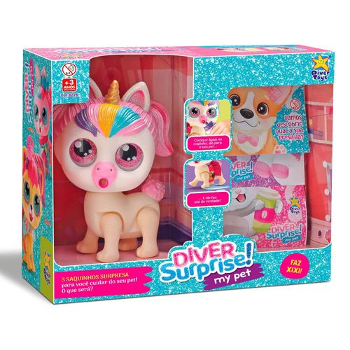 Boneca Diver Surprise My Pet Divertoys