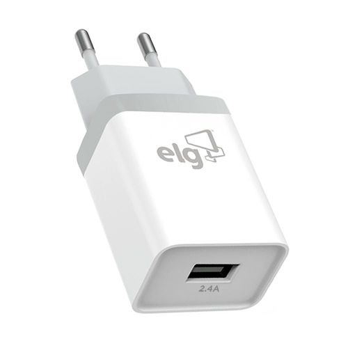 Kit Carregador de Parede Tipo-C ELG KTC10WC Branco