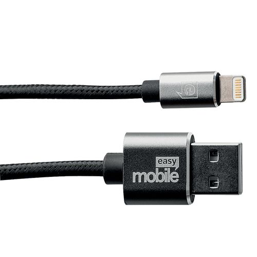Cabo Lightning 1.5m Easy Mobile Premium Preto