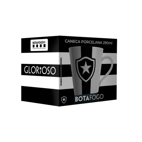 Caneca Porcelana 290ml Allmix Botafogo