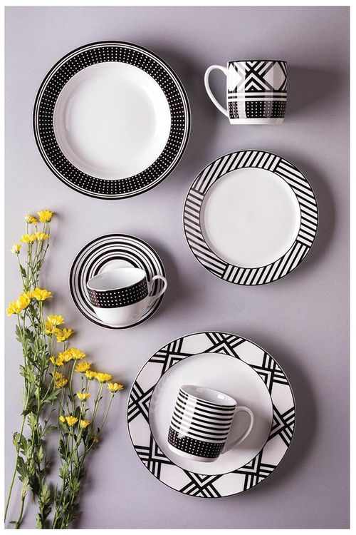 Prato de Sobremesa Porcelana 21cm Mix Match Germer