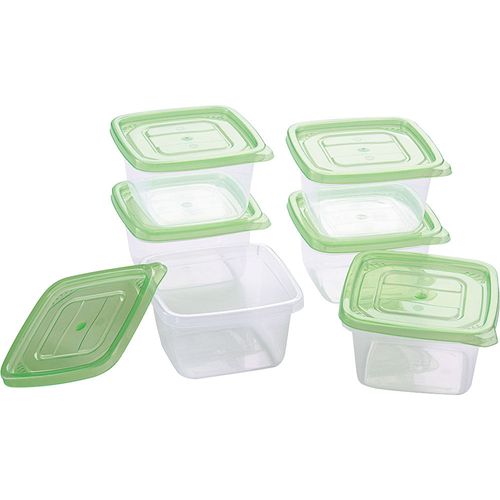 Conjunto 6 Potes Quadrado 500ml Leve 6 Pague 5 São Bernardo