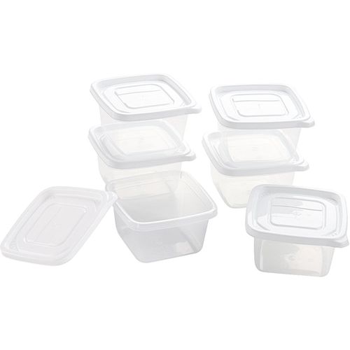 Conjunto 6 Potes Quadrado 500ml Leve 6 Pague 5 São Bernardo