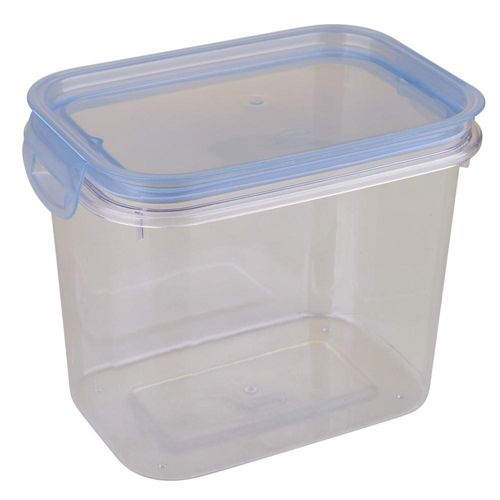 Pote Hermético Retangular 1.8L Plasútil Azul
