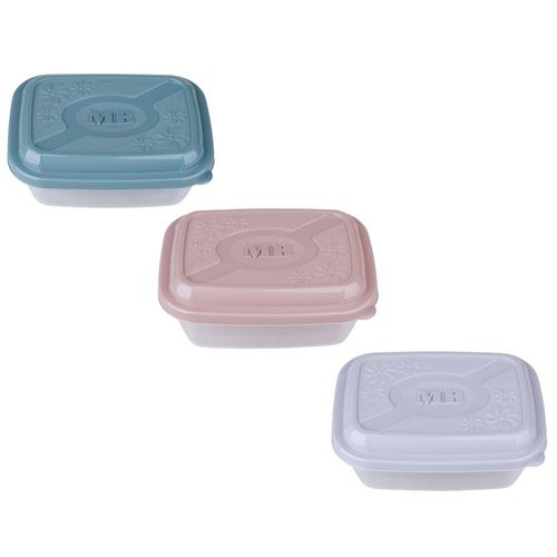 Pote Retangular 400ml Everyday 593 Plásticos MB Sortido