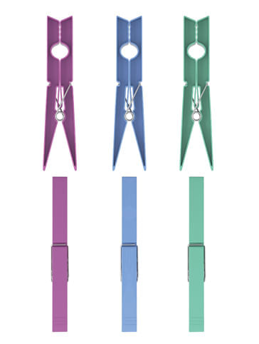 Conjunto 12 Prendedores Classic Flash Limp