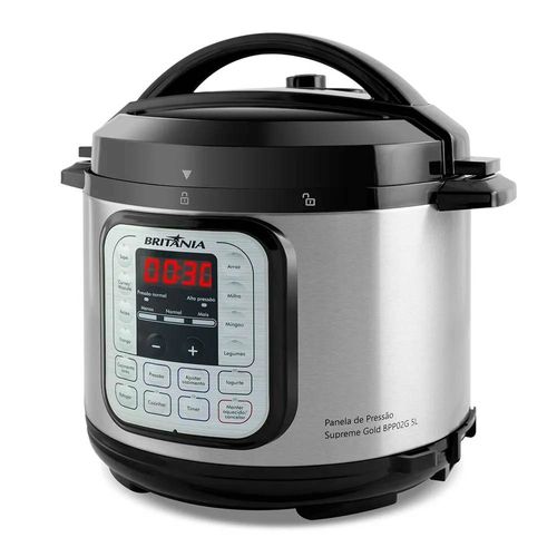 Panela de Pressão Elétrica Britânia BPP02G 5L - 220V