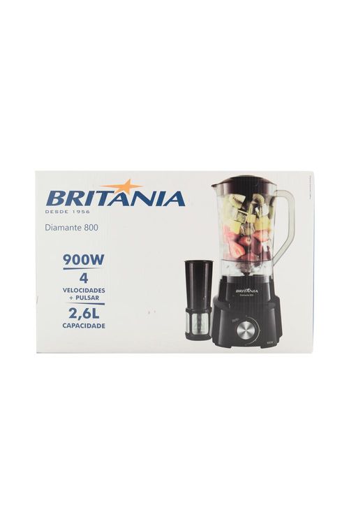 Liquidificador Britânia Diamante 800 Preto - 127V
