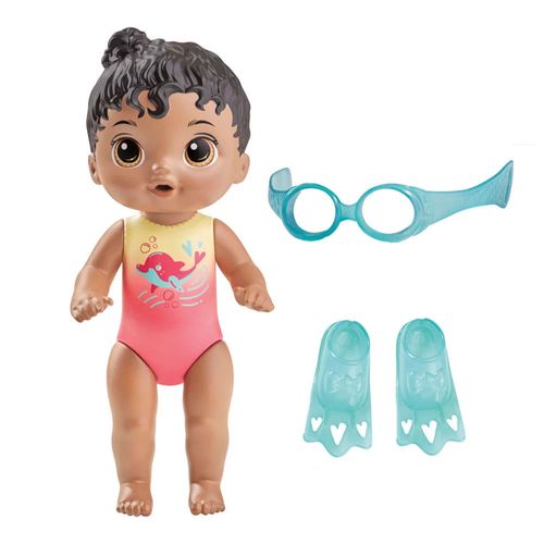 Boneca Baby Alive Sunny Swimmer Negra