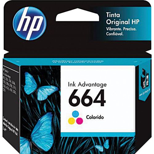 Cartucho de Tinta HP 664 Tricolor